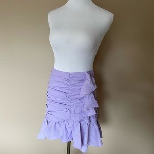 NWT Boutique Lilac Ruffle Skirt